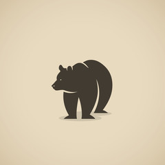 Grizzly bear - vector illustration - Vector