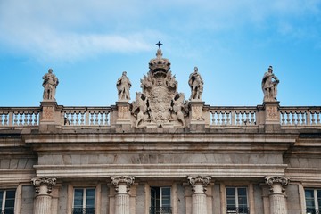 Fototapeta na wymiar Madrid Royal Palace