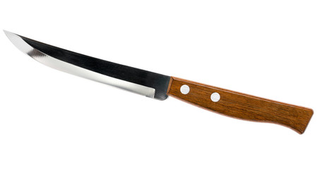 Kitchen Knife On A White Background