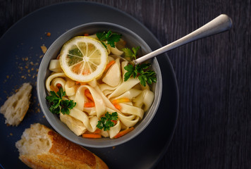 Italian chicken soup.