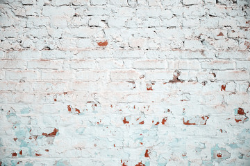 Background of old vintage dirty brick wall texture