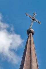 Cross of Krestovozdvizhensky church in Tobolsk