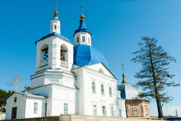 Obraz premium John Predtechi's church. Tobolsk district. Russia