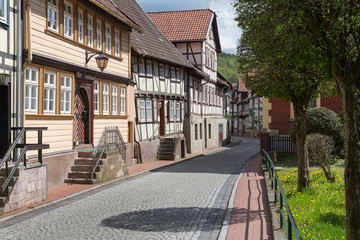 Das Städtchen Stolberg im Harz, Deutschland