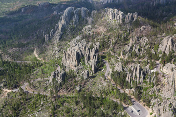 Aerial View of Custer State Park, SD