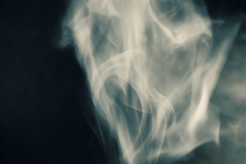 White smoke.