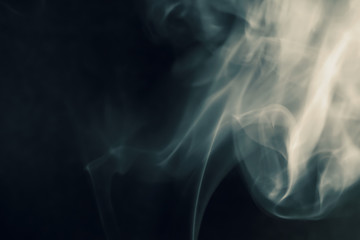 White smoke.