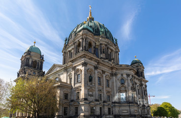 Fototapeta na wymiar Beautiful view of the Berlin Cathedral in summer