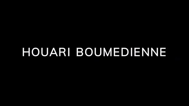 From the Glitch effect arises city HOUARI BOUMEDIENNE. Then the TV turns off. Alpha channel Premultiplied - Matted with color black