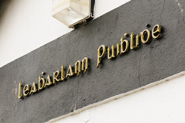 leabarlann puiblige - Irish Gaelic for 