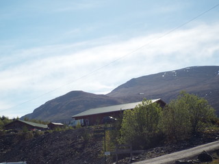 hut in mountains