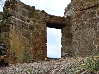 A Window to Nowhere in Civita di Bagnoregio