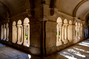 St Remy de Provence, Bouches du Rhone, France, 11.05.2019. Gallery in  the monastery of St. Paul de...