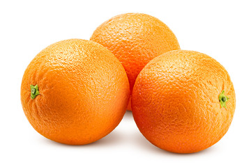 orange isolated on white background, clipping path, full depth of field