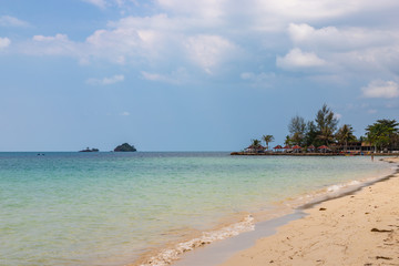 Fototapeta premium Kai Bae beach on the island of Koh Chang in Thailand.