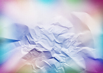Colorful crumpled striped paper background.