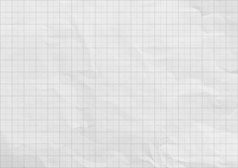 Millimeter graph white paper background