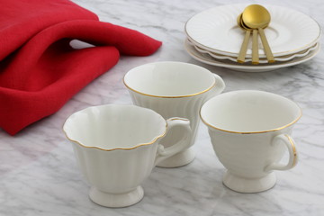 lovely set of tea cups