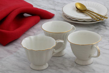 lovely set of tea cups