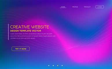 landing page background template with abstract concept, vector eps 10 