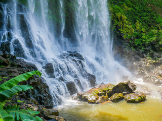 waterfall and rocks in the Park