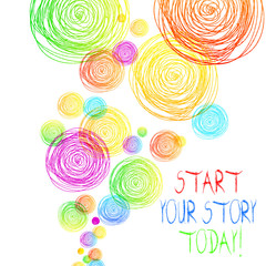 Handwriting text Start Your Story Today. Conceptual photo work hard on yourself and begin from this moment