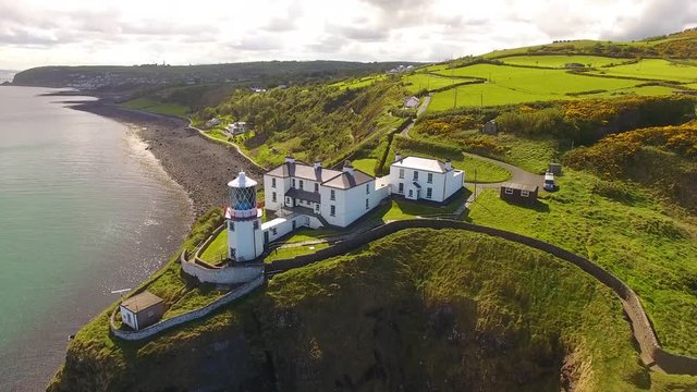 Blackhead Lighthouse Belfast Lough Landscape Co Antrim Northern Ireland