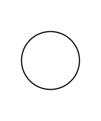 Dryclean sign.Laundry symbol.circle sign dry clean