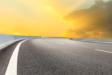 Empty road and sky nature landscape
