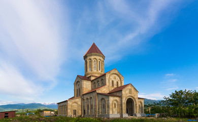 Fototapeta na wymiar New Church near the kobuleti