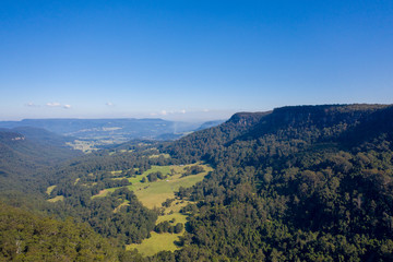 A view of the Southern Highlands from Hindmarsh Lookout, New South Wales, Australia