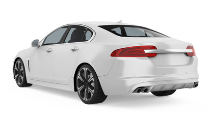 Obraz premium Sedan Car Isolated