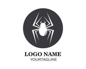 spider icon logo vector