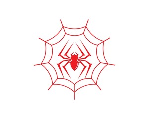 spider icon logo vector