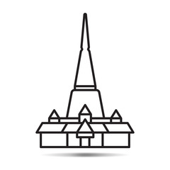 Wat Phra Keaw Bangkok Thailand icon