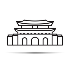 Gwanghwamun in Seoul South Korea