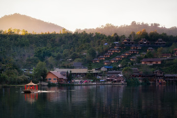 Ban Rak Thai, a Chinese settlement in Mae Hong Son province, Northern Thailand. The village was...