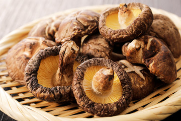 干し椎茸　Dried shiitake mushrooms