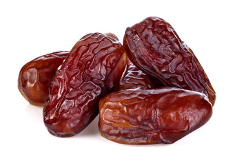 Dates Palm fruit isolated on white background