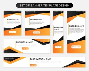 set of banners pack design with modern concept, promotion marketing ads template design vector eps.10