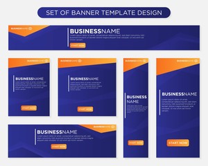 set of banners pack design with modern concept, promotion marketing ads template design vector eps.10