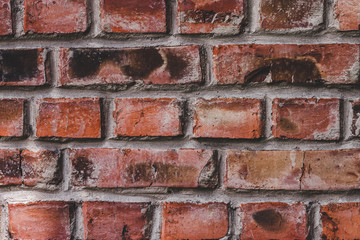 Grunge brick wall texture. Brickwork background