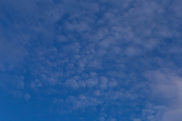 clouds,taken just before sunset in spring