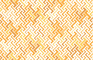 Abstract geometric pattern. Seamless vector background. White and gold halftone. Graphic modern pattern. Simple lattice graphic design