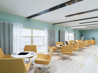 Interior communication area interior design