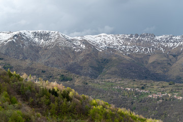 Fototapeta na wymiar Ligurian Alps, Italy