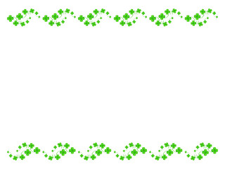 クローバーのフレーム