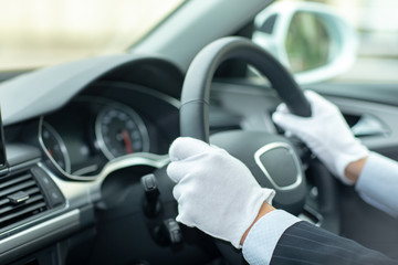 Fototapeta premium 高級 運転手 送迎 ビジネス