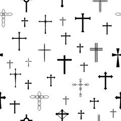 crosses seamless pattern background icon.