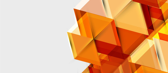 Hexagon abstract background, geometrical modern template